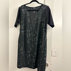 Tahari Splattered Mini Dress